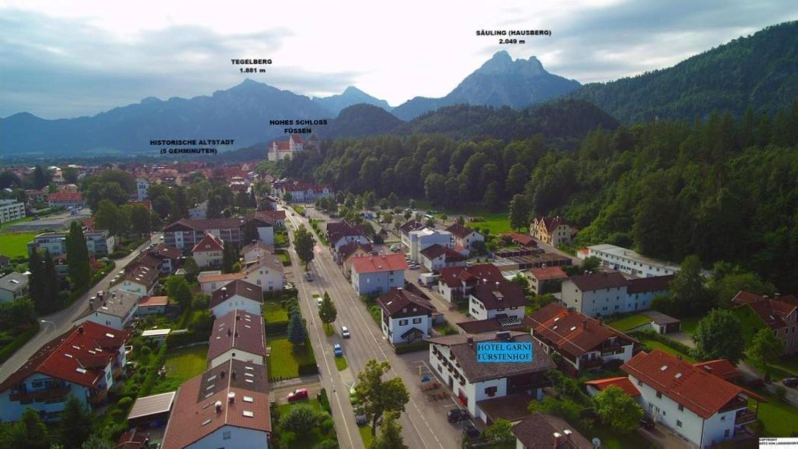 Hotel Fuerstenhof Фюссен Экстерьер фото